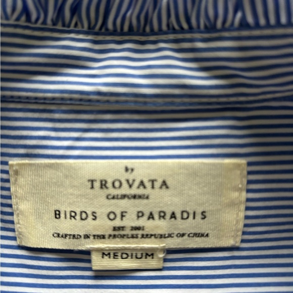 Trovata Birds of Paradis Sara B Henley Shirt, medium - Picture 3 of 3